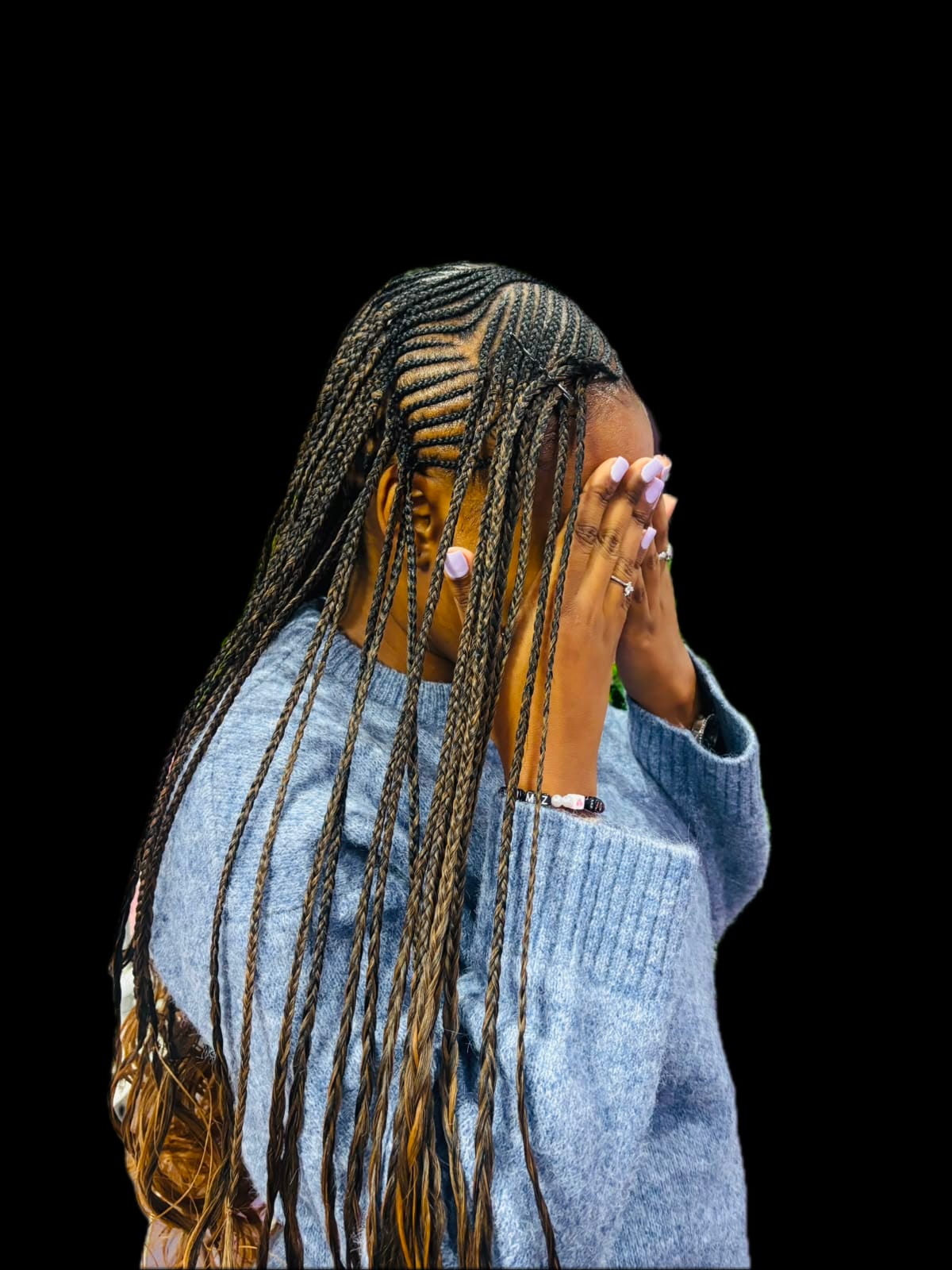 Intricate hair weaving